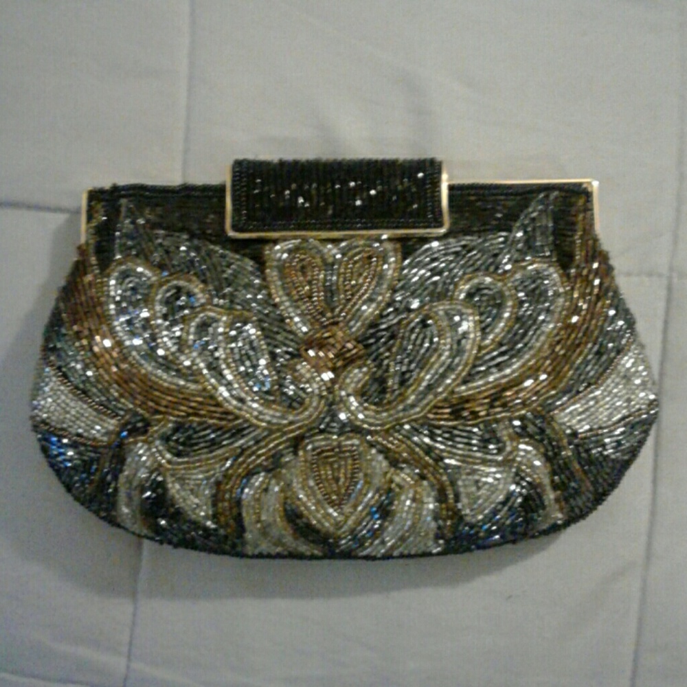 Vintage Vanessa Beaded Clutch